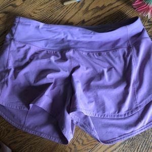Lululemon speed up- size 8, pink